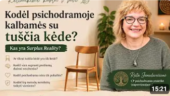 Kodėl psichodramoje kalbamės su tuščia kėde?